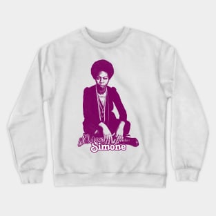 Nina Simone /\/ Original Retro Fan Art Design Crewneck Sweatshirt